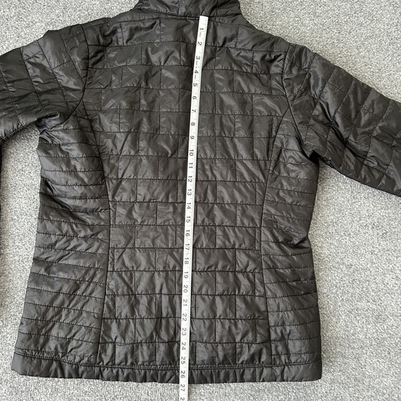 Patagonia Jacket Womens Large Black Nano Puff PrimaLoft Puffer Full Zip PSYBAR - Picture 15 of 16